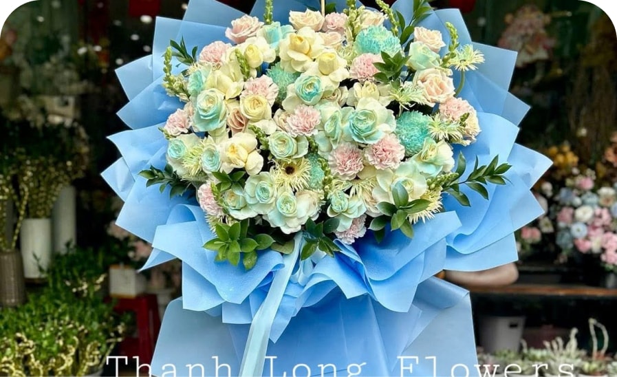 Giỏ hoa khai trương